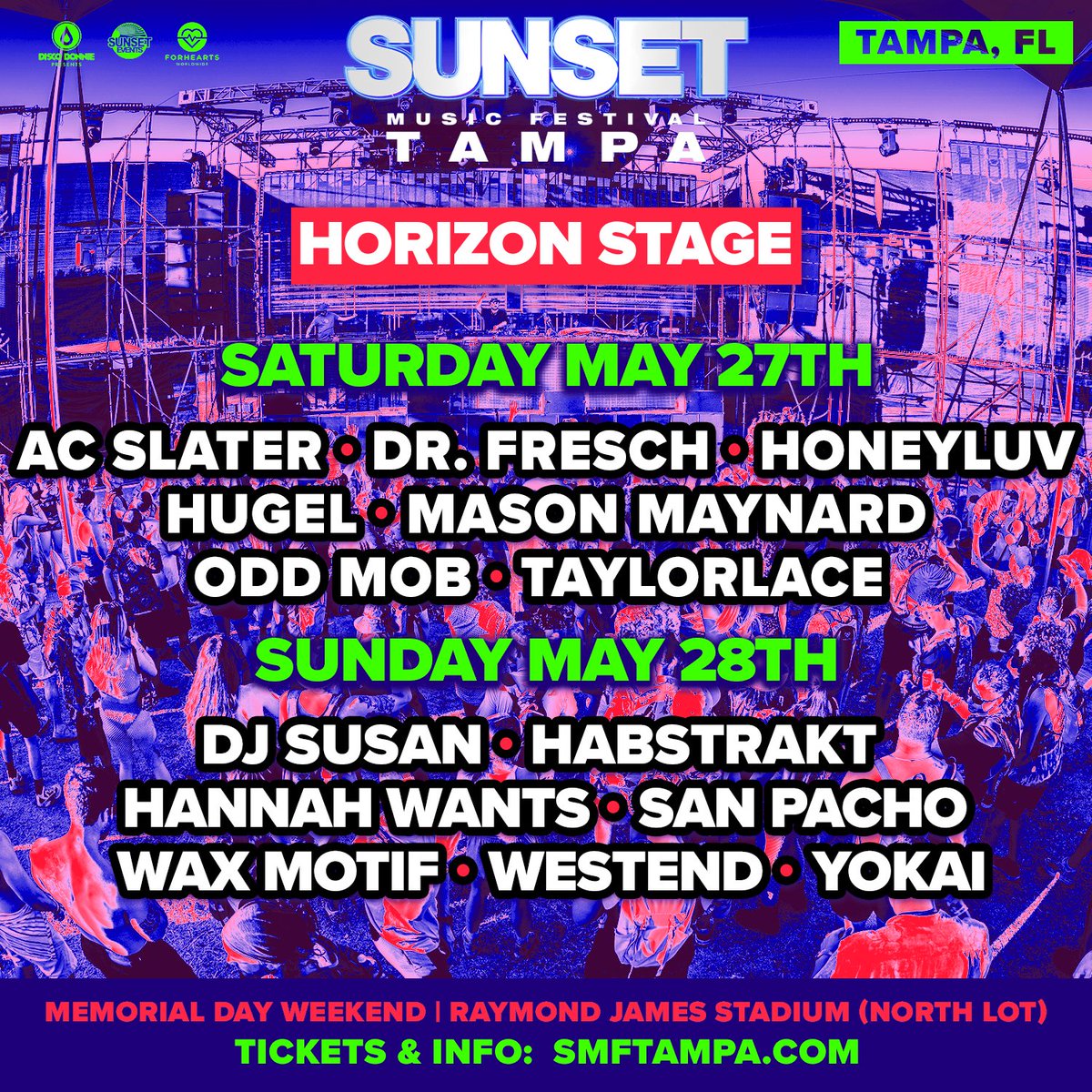 Sunset Music Festival lineup