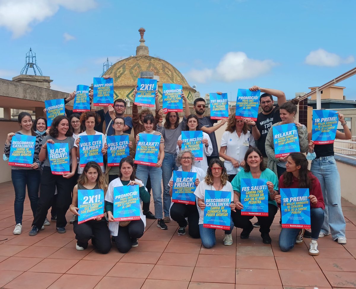 Més accions de campanya avui. 

#RescatemLaSalut al <a href="/CapRavalNord/">La Comunitària del Cap Raval Nord</a>!