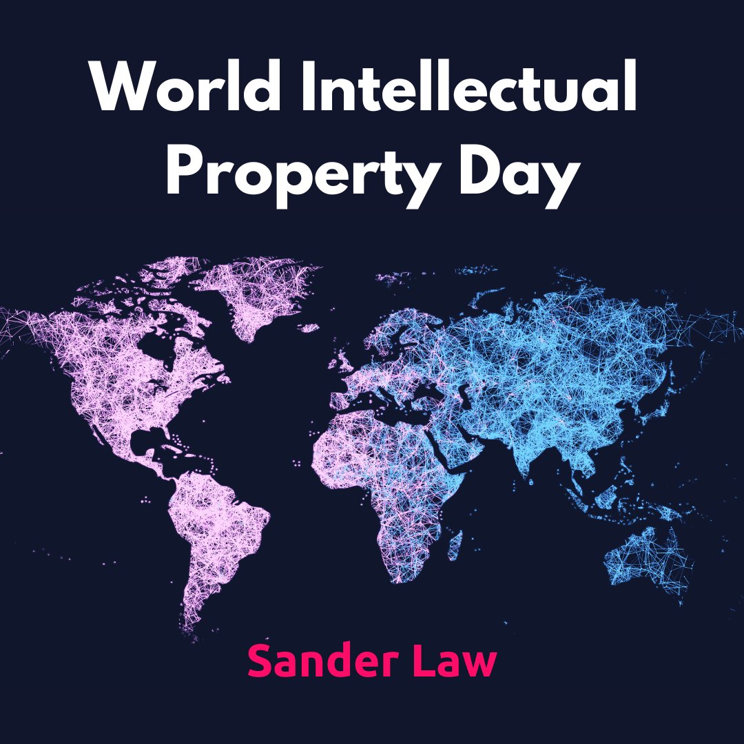 SanderIPLaw's tweet photo. Today is World IP Day! Have you secured the IP in your business? 

Types of IP:
Copyright - artistic &amp; literary works
Trademarks - brand names, logos, slogans
Patents - inventions (functional design)
Industrial Design – visual features of products

#WorldIPDay #IPlawyer #toronto https://t.co/727zL5Zjnq