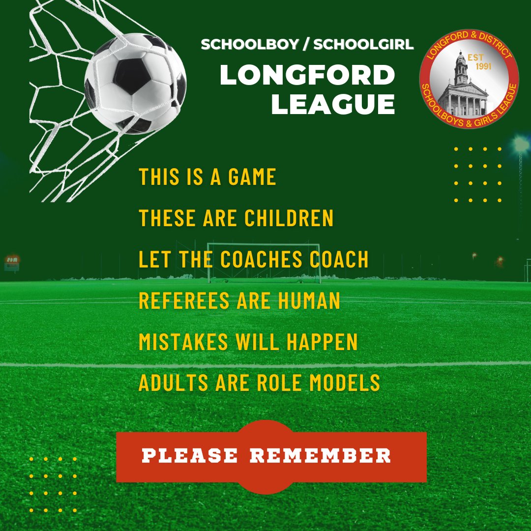 LongfordLeague's tweet photo. ⚠️Please Note
👏It's their game, just let them play. https://t.co/hJbXS2Ik6X