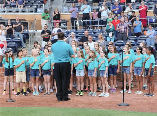 Join us this Friday evening, April 28th, at the <a href="/DurhamBulls/">Durham Bulls</a> Ballpark - Our 4th/5th grade @Mariners27312 chorus will present the National Anthem at the start of the game. Game time is 6:35pm - chorus will sing the National Anthem around 6:30pm. <a href="/ChathamCoSch/">Chatham County Schools</a> #ccsarts