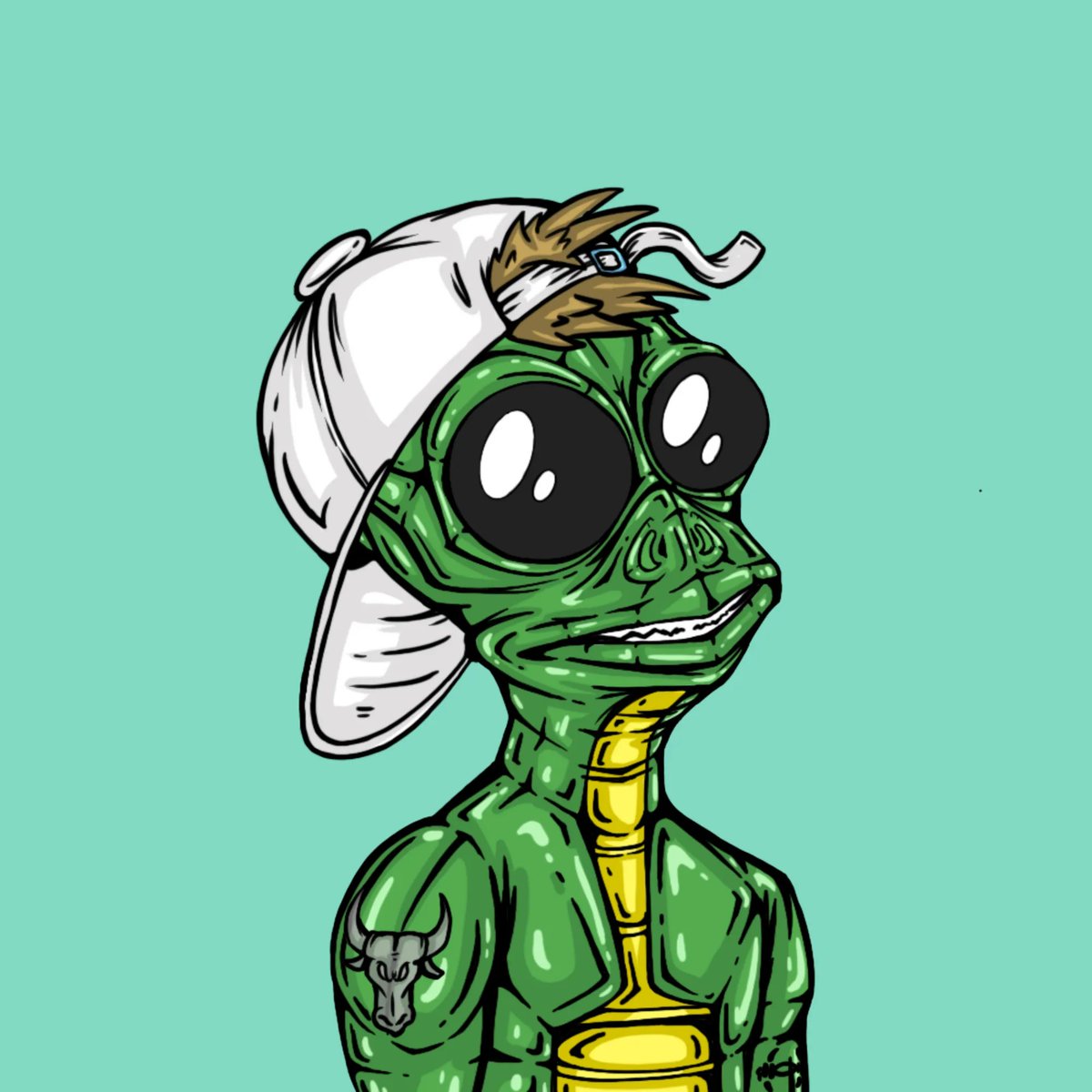 Just a normal lizard/alien (not a turtle)