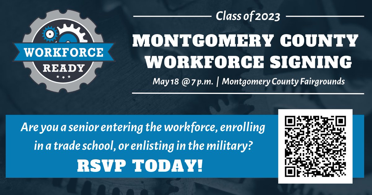 westcentralcte's tweet photo. ATTN: Class of 2023! 🎓

Don't forget to sign up for the Montgomery County Workforce Signing! This includes all eligible seniors from @CHSAthenians , @NMHSinfo , @SouthmontSrHigh , and @WeboJrSrHigh.

https://t.co/3gxo2Edudc https://t.co/yv0Uoady1O