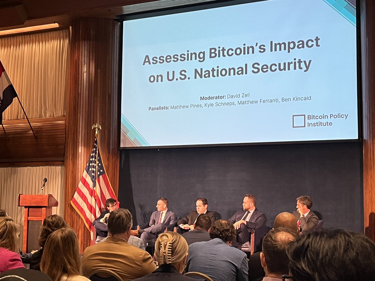 YaelOss's tweet photo. Adoptiong the payment rails of Bitcoin would help elevate US national security, global prosperity, and bring real balance to citizens both at home and abroad
@bitcoinpolicy #bitcoinpolicysummit https://t.co/TuCKB1cB3g
