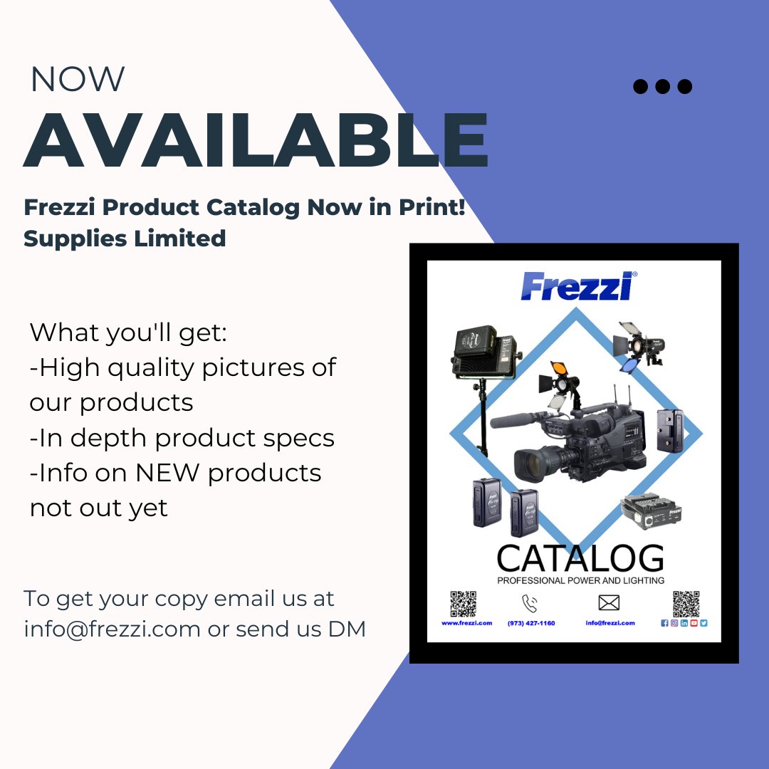 frezzienergy's tweet photo. Limited supply get your hands on our catalog today! See all of Frezzi's products in high definition with professional specs in a single place.
Like this post then DM on instagram @frezzi_lighting or email us to get yours. https://t.co/6qBAnnKvOd