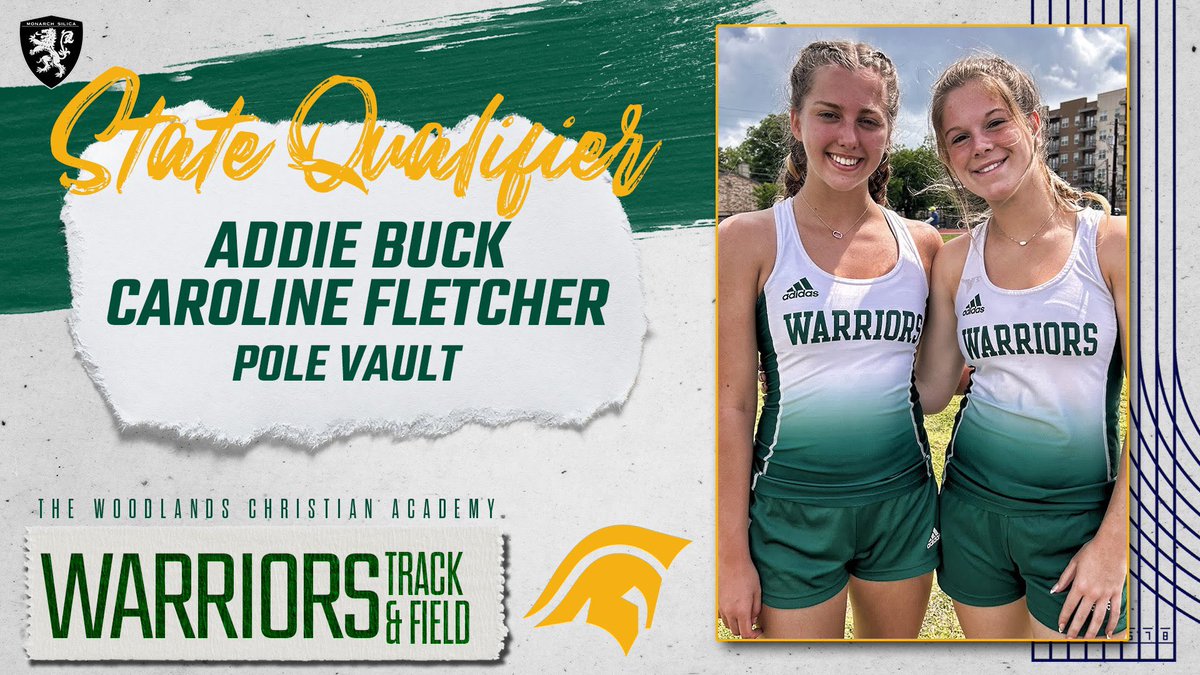 twcasports's tweet photo. 𝐒𝐭𝐚𝐭𝐞 𝐐𝐮𝐚𝐥𝐢𝐟𝐢𝐞𝐫! Congrats, Addie and Caroline! https://t.co/9dS4VrsiW8