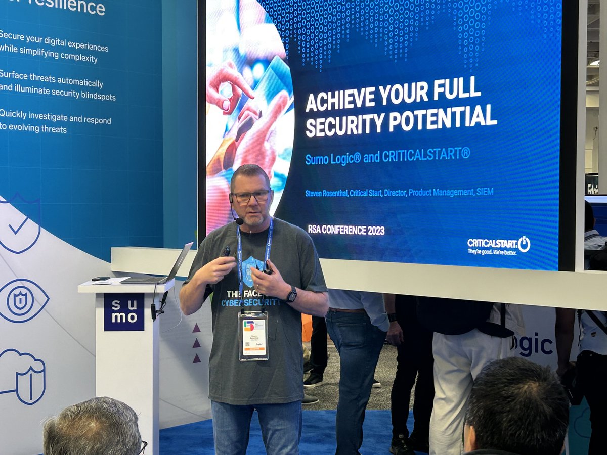 CRITICALSTART's tweet photo. Miss yesterday's session with Critical Start's Steven Rosenthal at the Sumo Logic booth? We're back again today at 2:30 PST in booth #5151 North at #RSAC. One lucky attendee will win an Ooni pizza oven! #SumoSecure #cybersecurity #mdr #cybercontent https://t.co/aOAttCmsci