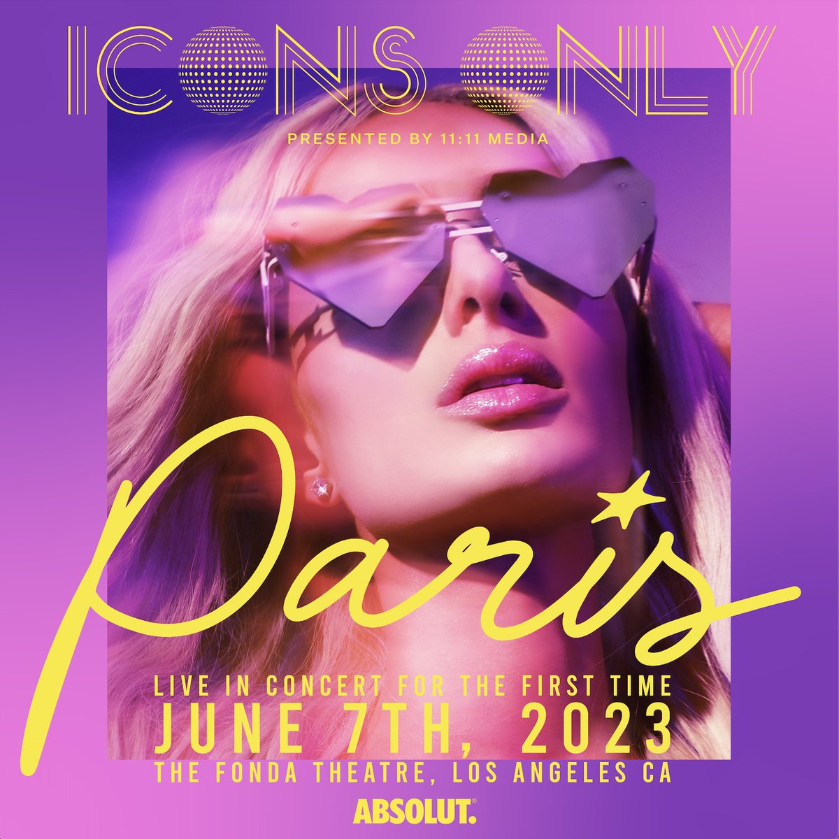 ParisHilton's tweet image. Hey LA! I’m so excited to announce my first concert on June 7th at The Fonda Theater! Tickets go on sale May 5th! 🎟️ What songs would you like me to perform? 🎶🎤👸🏼💫🎵 #Sliving 🔥