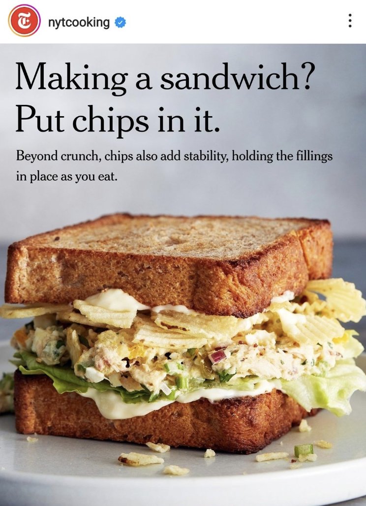 has America just tried to claim inventing the crisp sandwich..? 🥪