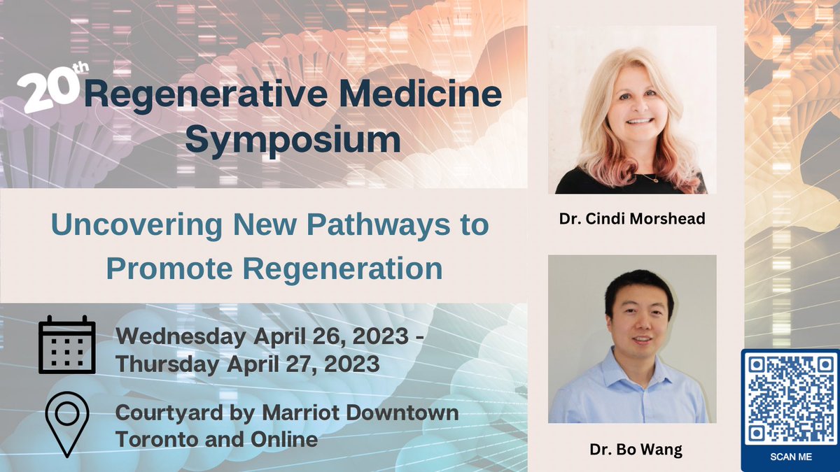 TTI_TPRM's tweet photo. You can still join us virtually today and tomorrow.

Link to register  ⬇️
https://t.co/XSDUVcmfjX

#regenmedsymposium https://t.co/Rv3XTBwUKh