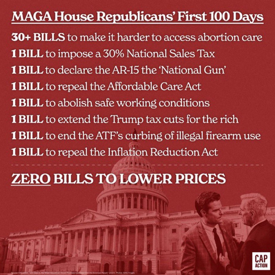 Folks..😳

As we the people are dying and struggling,  Congress members are playing footsie with lives.

Have you seen concessions from MAGA Con-federate Republicans?   NOTHING BENEFICIAL for We the PEOPLE. They're dangerous & need to go! #expelthem from the PEOPLE's House.