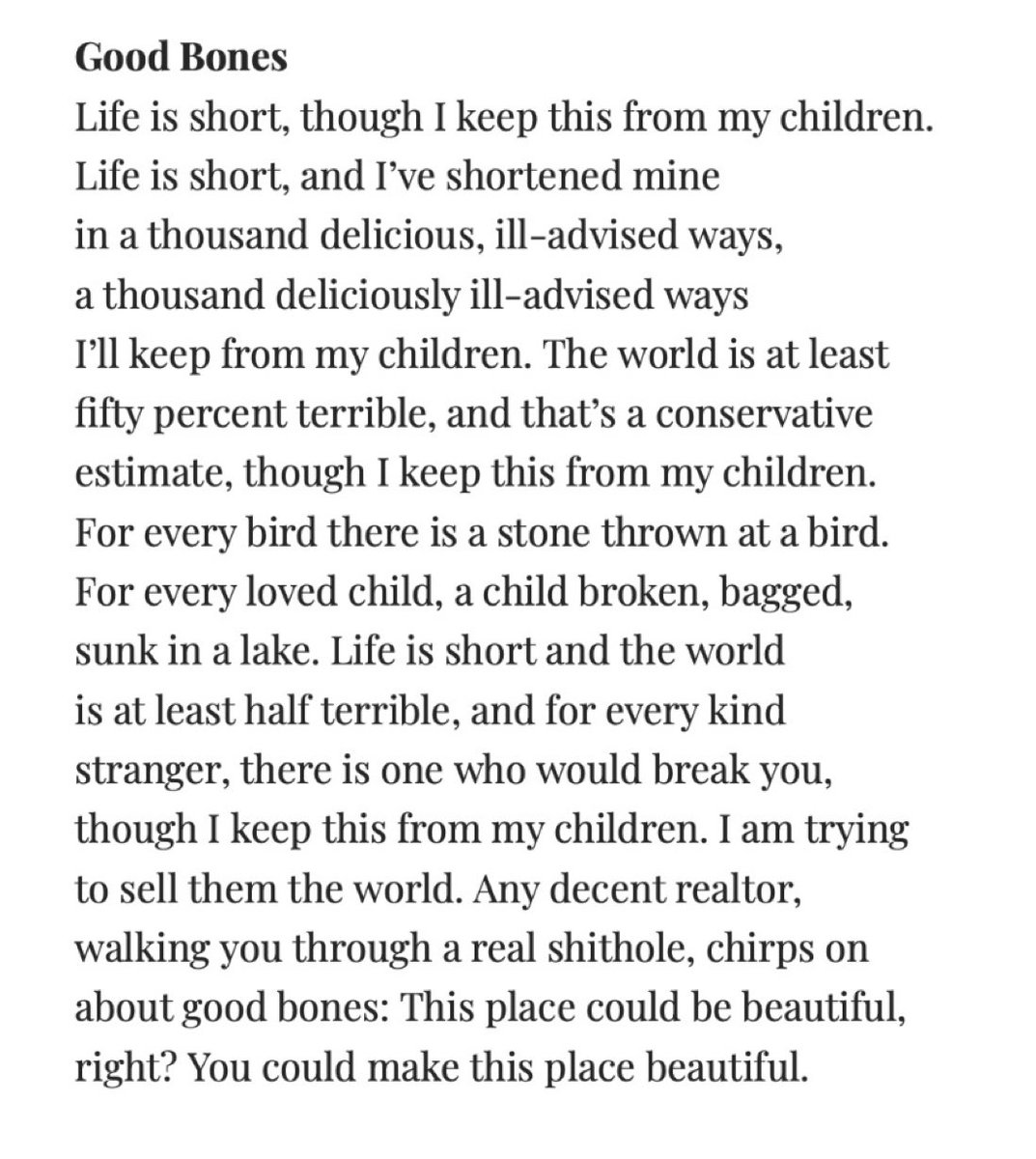ReginaRosenfeld's tweet photo. Maggie Smith:

"This place could be beautiful,
right? You could make this place beautiful." https://t.co/Wyi3a9191X