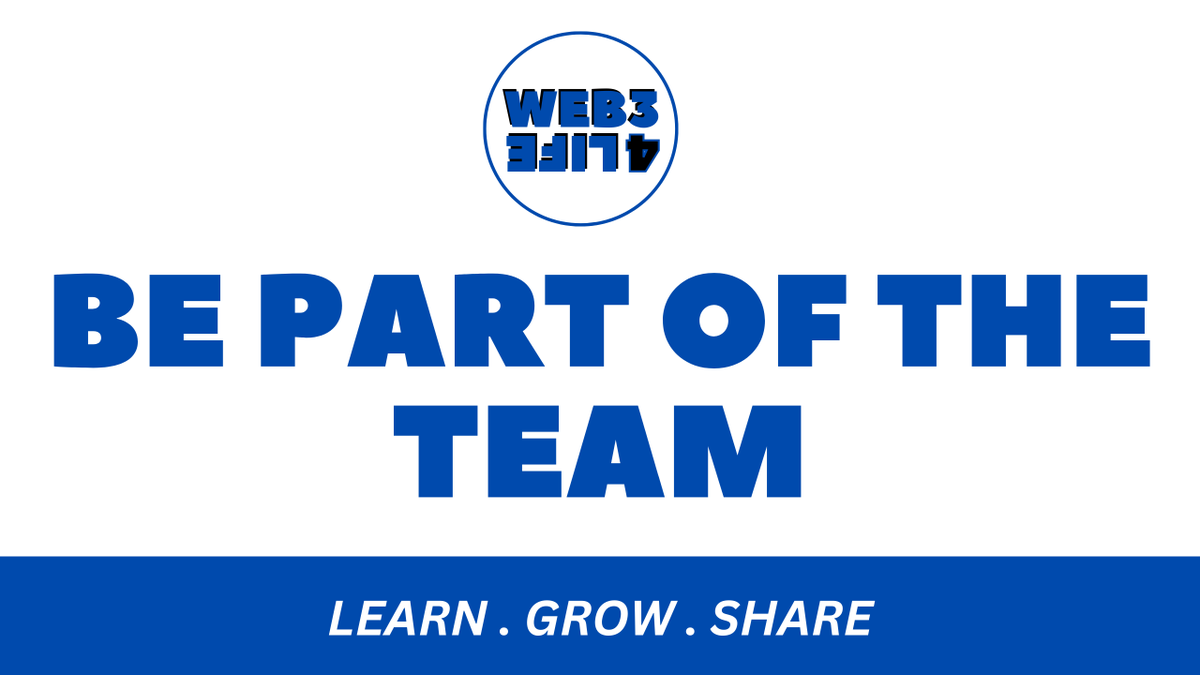 Web3_For_Life's tweet photo. Are you ready to join the coolest team in the web3 industry? We're  looking for passionate individuals who are committed to building a more  decentralized and equitable future. Come be a part of something amazing! 🤜

(Form link in bio)
#web3 #blockchain #hiring https://t.co/ZMbodRiDgY