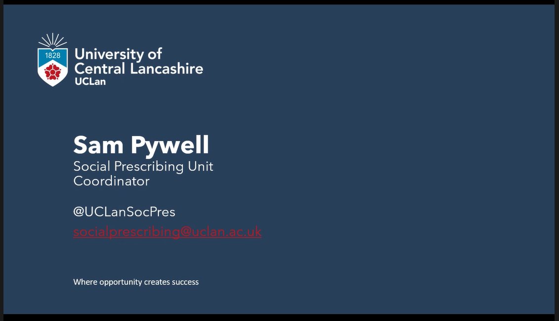 TheVenusMadden's tweet photo. We now have @smileyfacehalo sharing her wisdom in understanding our local populations and communities, to ascertain whether active signposting or social prescribing might help 👇
https://t.co/EQn0tWiJ73

https://t.co/QxqtyTIJsy

#AHPsDeliver
#PeopleFirst
#SocialPrescribing https://t.co/LWnnCU4Dit