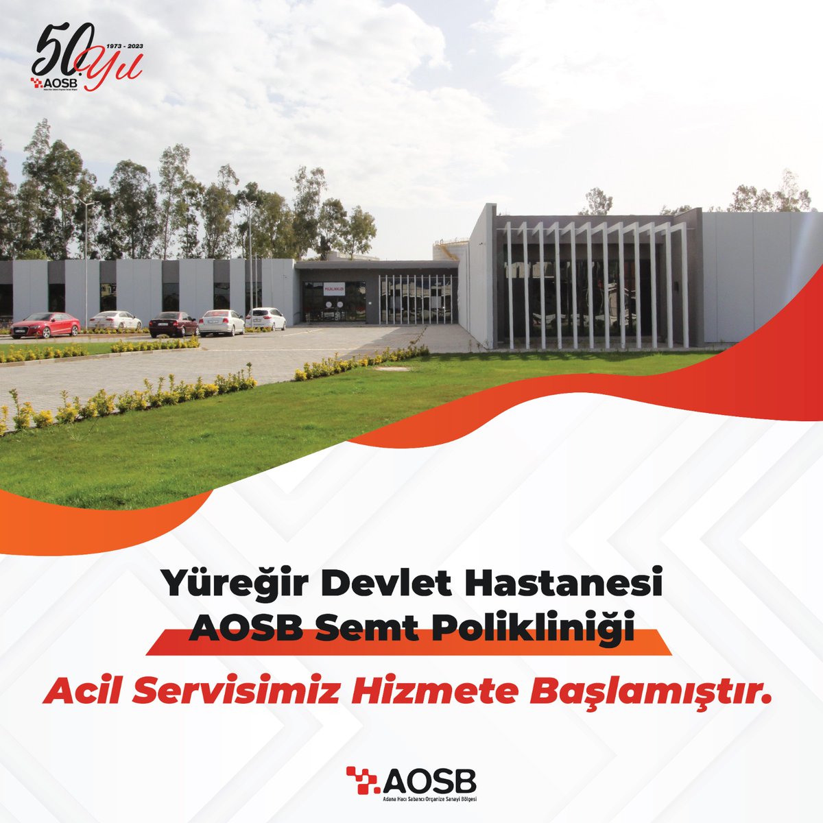 adanaosb's tweet photo. 📣 Yüreğir Devlet Hastanesi #AOSB Semt Polikliniğimizde acil servisimiz hizmete başlamıştır.

Nisan ayı içerisinde 08.00 - 16.00 saatleri arasında faaliyet gösteren acil servis, Mayıs ayı itibarıyla 7/24 hizmet vermeye devam edecektir. https://t.co/nf5wWE2ens