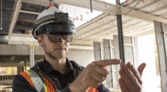 TrimbleBuilding's tweet photo. #TrimbleXR10 merges the open collaboration of #TrimbleConnect and the #MixedReality capabilities of the HoloLens 2! Find out how to demo one today: https://t.co/EUKypizafr https://t.co/mThmABqPNV
