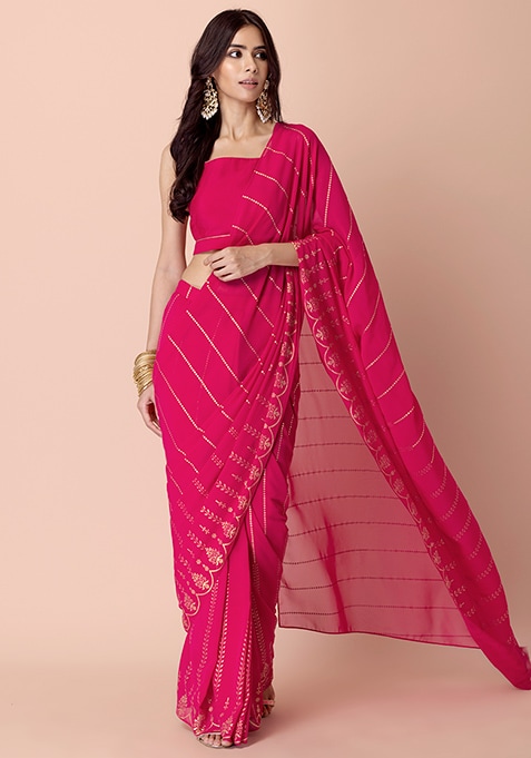 IndiMeera : Hot Pink Scallop Printed Pre-Stitched Saree

Website Link - indimeera.shop
#buysareeonline #hotpinksaree #fancysaree #partywearsaree #designersaree #festivesaree #shopping #indowesternsaree #pinkdesignersaree #onlinesaree