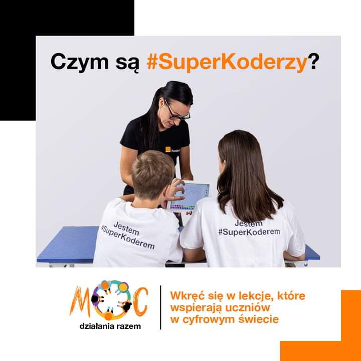 fundacjaorange's tweet image. 📢 Trwa nabór szkół do MegaMisji i #SuperKoderów. Zgłoszenia przyjmujemy do 15 maja.
❓Jak zwiększyć zaangażowanie młodzieży na lekcjach i inspirowac do współdziałania? Czego uczy program #SuperKoderzy? Przeczytajcie o tym na blogu @OrangePolska 👉👉 biuroprasowe.orange.pl/blog/lekcje-kt…