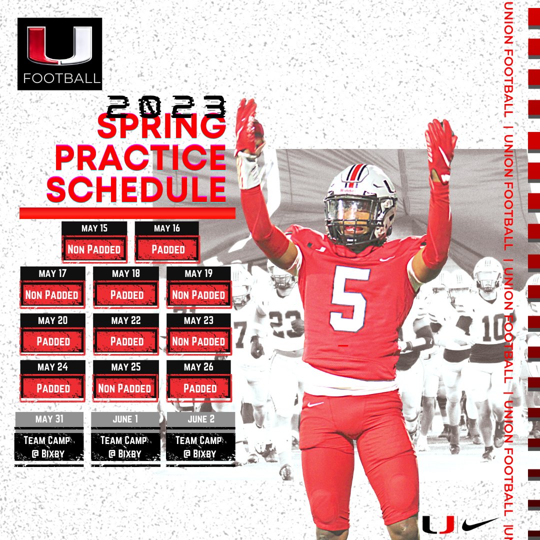 UnionFootball's tweet photo. Just over two weeks before Union football is back at it! #Unionfb #Allmylife #TheU #OKfootball #hsfootball https://t.co/ZggsbMjJ5v