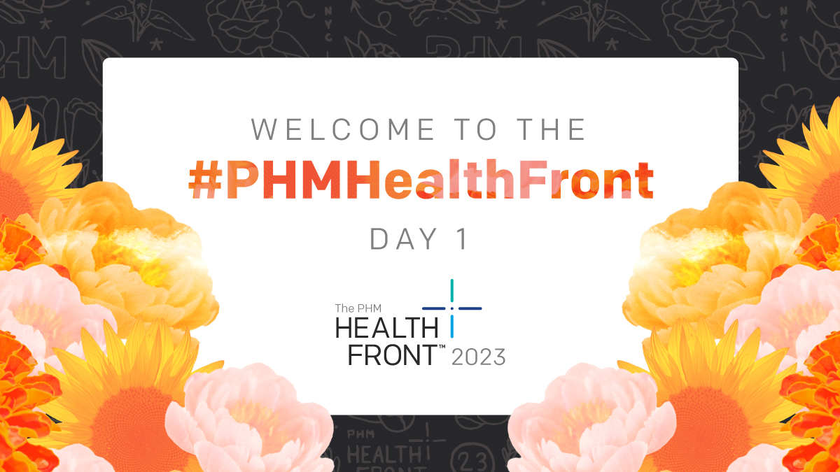 Welcome to the third annual #PHMHealthFront, the media industry's only Upfront for health. Follow along with us for two days of innovation, industry solutions and excitement!