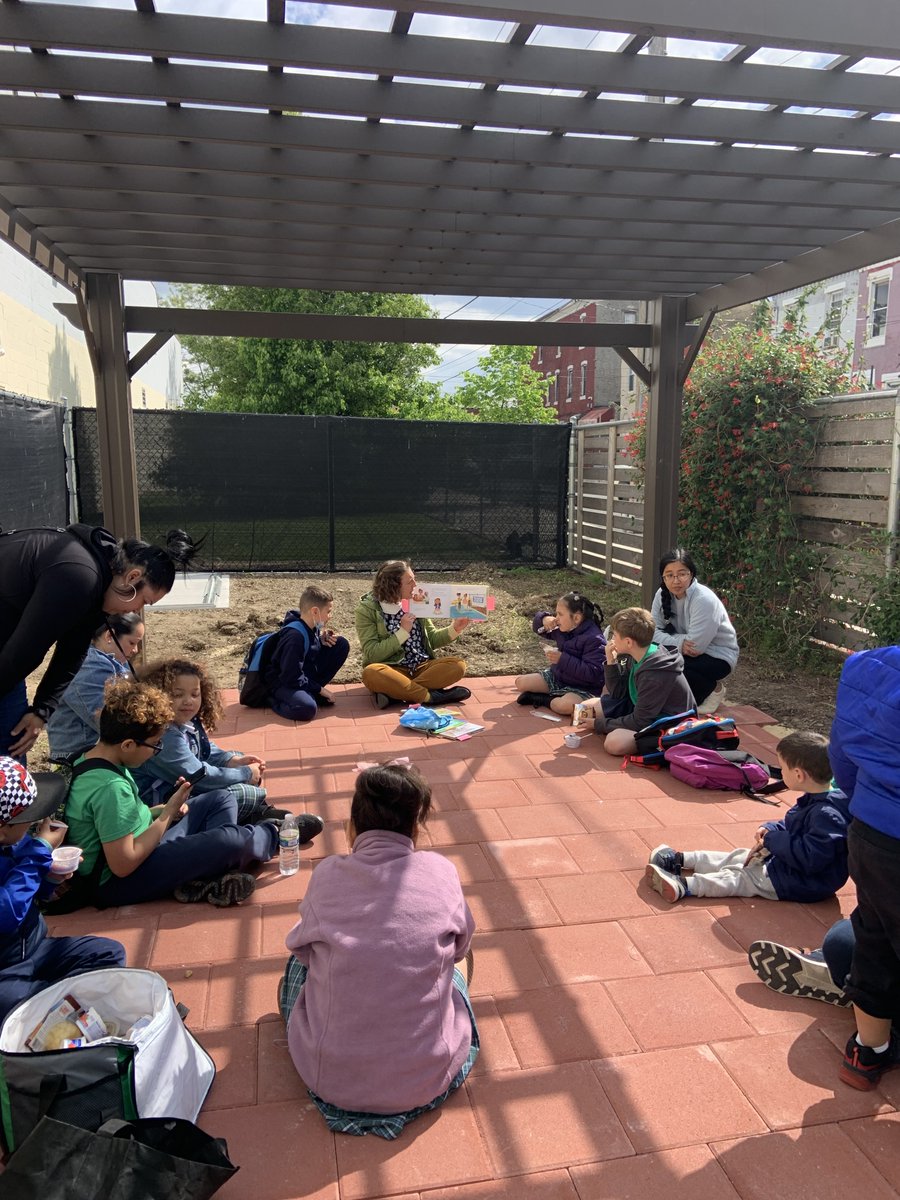 Garden reveal on #EarthDay was a success! Thank you Coach <a href="/RachelSchupack/">Rachel Schupack</a> for making magic for out students and families. <a href="/panamcs2008/">Pan American Academy Charter School</a> 🌍🌎🌏