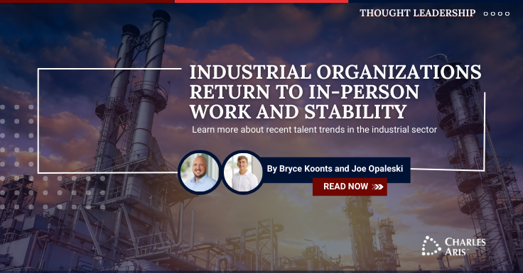 cammmroberts's tweet photo. Interested in learning why industrial organizations are experiencing more stability in 2023 compared to years prior? Read the new article from Senior Associate Recruiter Bryce Koonts:… https://t.co/8eFa2lCr8d