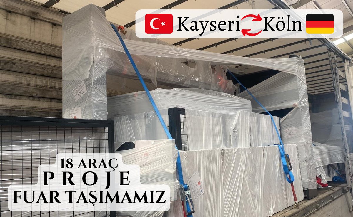 18 araçlık Kayseri<>Köln Proje Fuar Taşımamız 📦
🇹🇷🔂🇩🇪

Değerli taleplerinizi iletmek için;
📞 +90 532 205 19 15
📧 limanexport@gmail.com
🌐 herliman.com

#herliman #lojistik #logistics #FTL #LTL #transportation #cargo #international #internationaltransportation