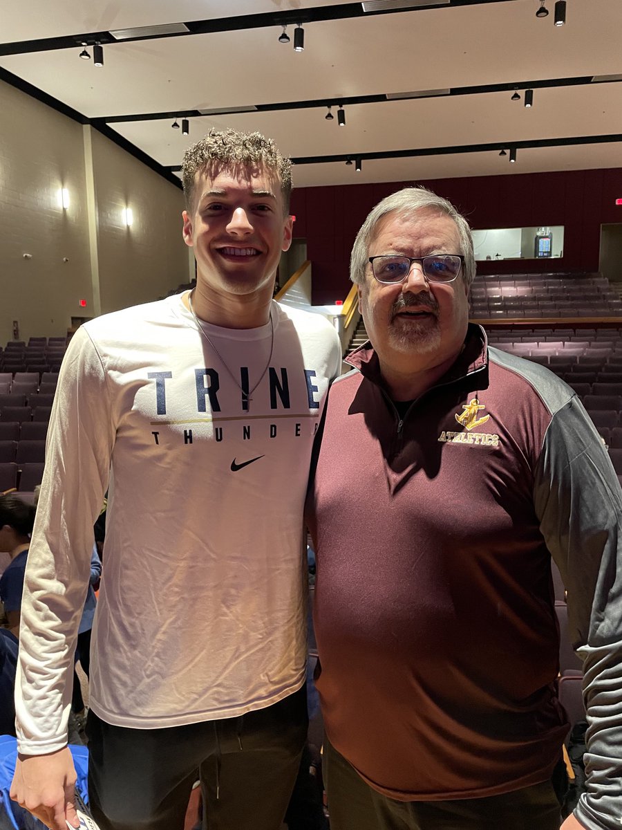 Congratulations to Isaac Richardson on his commitment to continue his academic and athletic career at Trine University!!  Isaac is a great example of what hard work and dedication can allow you to achieve!!  The Shoremen basketball program is proud of you!!
#ALexcellence
