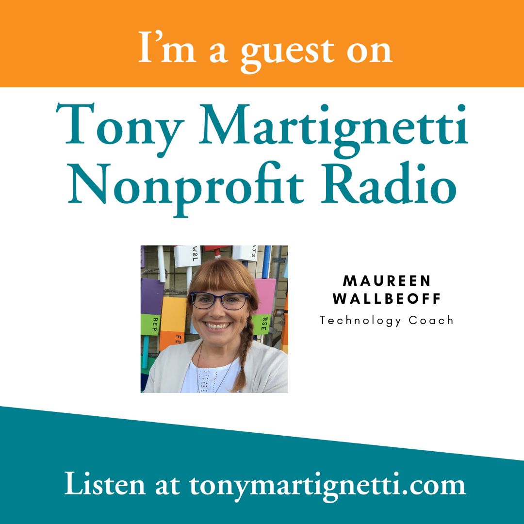 When <a href="/TonyMartignetti/">Tony  Martignetti</a>  invites you to be on his #podcast, you say yes! We sat down at the #23ntc in Denver to talk about easy ways to manage your #nonprofit technology. We talked about governance, #fundraising, problem-solving, and more!
Listen here: tony.ma/NonprofitRadio…