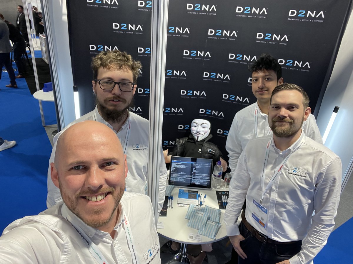 D2NA's tweet photo. Looking to save 30% on Pen Testing? Visit us today at stand 4/P23 at the @NCSS_Cyber 

Today, we are launching our new service, Salus.
Our very own Keiko and Graham will be showcasing this in an hour in the Cyber Solutions Theatre!

#ncss2023 #cybersecurity #pentesting https://t.co/YWRcNgses8