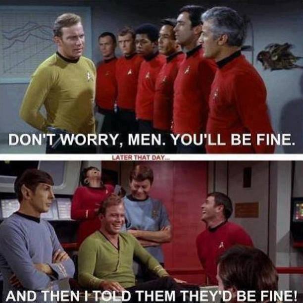 What's the best meme on your phone right now?

I have a whole load of Star Trek memes but this is my favourite