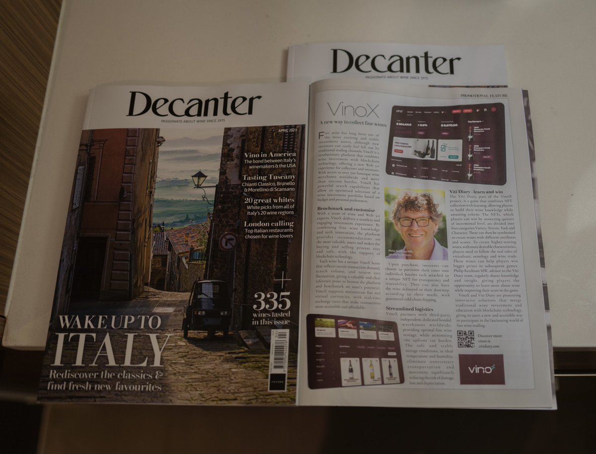 <a href="/PhilipReedman/">Philip Reedman</a> <a href="/Decanter/">Decanter</a> <a href="/VitiDiary/">VitiDiary Official 🍷</a> <a href="/vinox_io/">Vinox</a> 

Vitidiary is the most professional and innovative game in the world of wine!!! 🏆