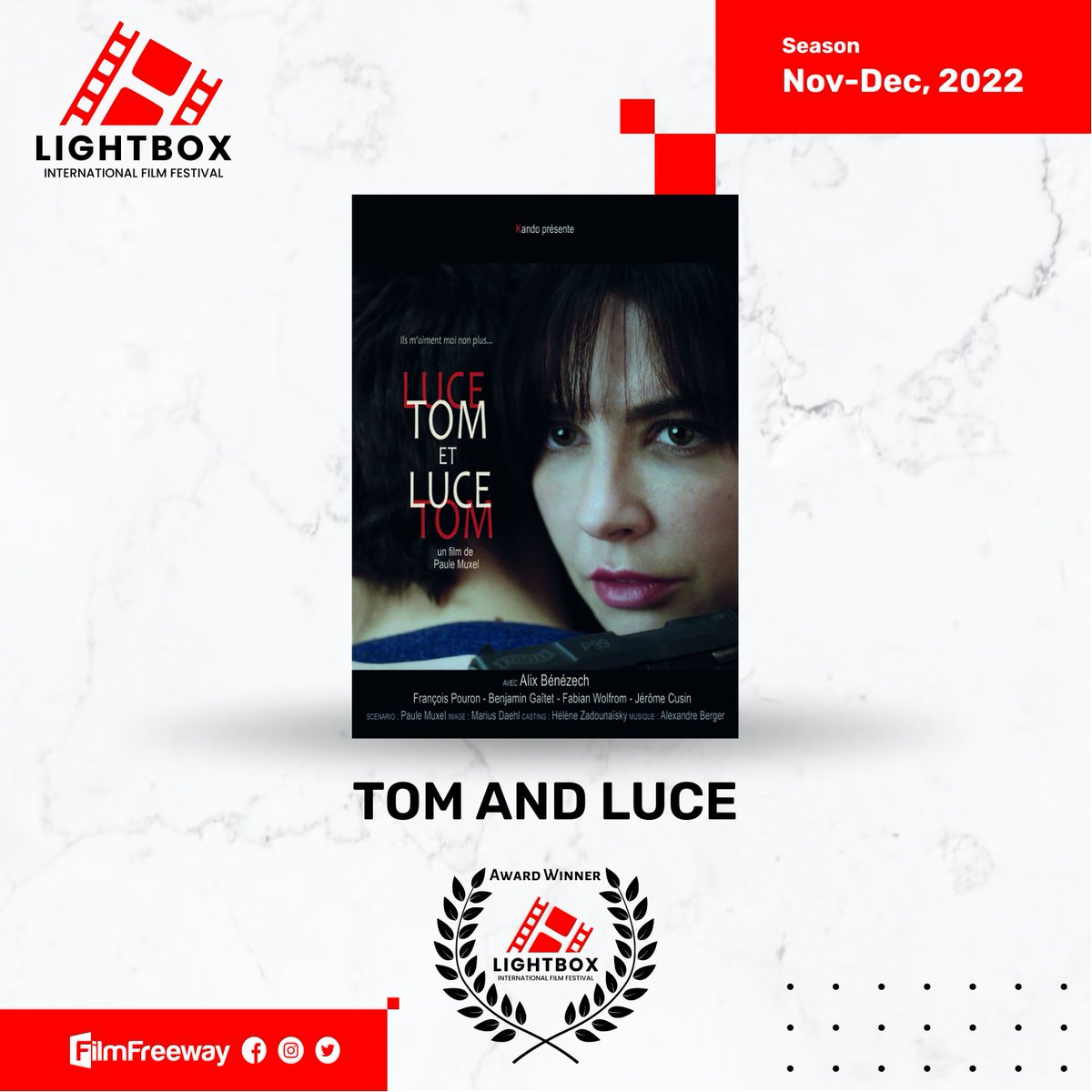 Hoping that your hard work always brings out the best results for you and May you find whatever you are searching for🎡

🎍 Submit your project via filmfreeway.com/LightboxIntern… 

🎪 Flat 50% discount on using 🎊LBIFF50 🎊