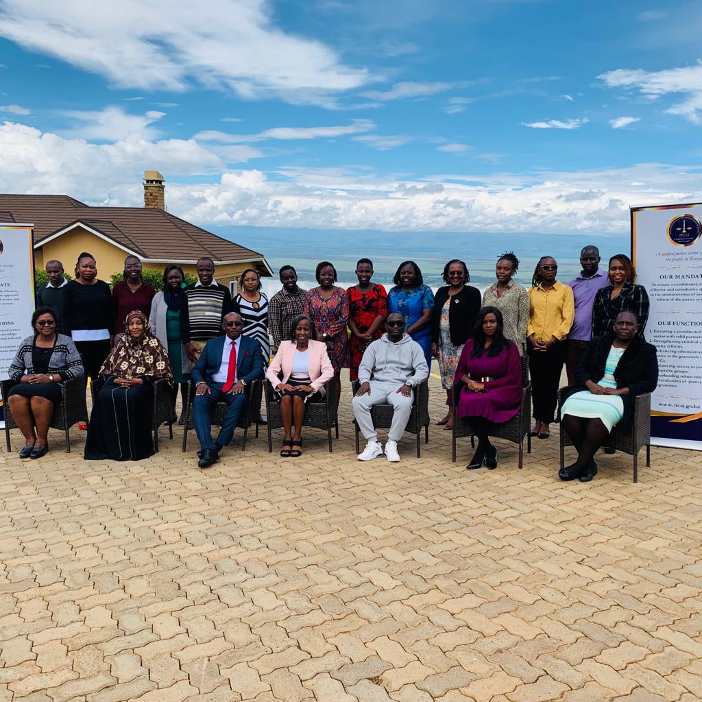 The NCAJ Committee on the Review of SGBV Policies and Laws in Kenya led by its Chairperson Ms Nancy Ikinu, also joined by Executive Director NCAJ, is retreating to review the diverse policies and laws, and fastrack realization of its TORs.