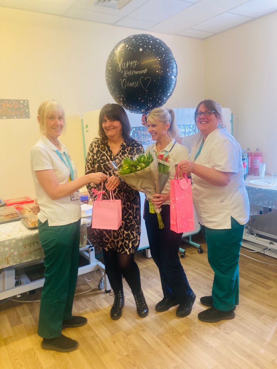 Happy well earned retirement Diane and thankyou for an amazing 26 years of service to the B14 Neuro therapy team at <a href="/WHHNHS/">WHH 🏥</a> you shall be missed very much x