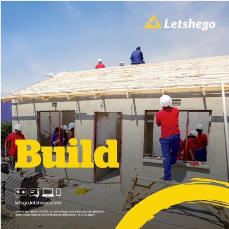 letshegobw's tweet photo. Stop dreaming and start building! Whether you're looking to construct, buy a new home or renovate an existing property. We can help you achieve your dreams an Affordable Housing loan.

Apply at https://t.co/RV2VMFBCKd #LetsGoBW #LetsImproveLife #LetsGoDigital https://t.co/OhRESb2zo2