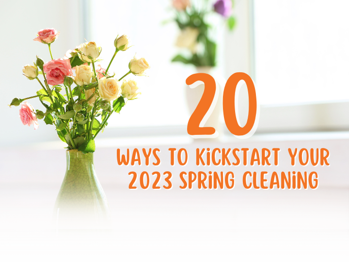 Haven't started your Spring Cleaning? Declutter your house and make space before your vacation filled Summer.