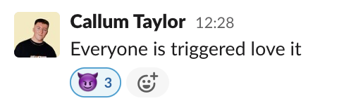 lizwalshhh's tweet photo. You know a campaign is doing well when the coverage leads to these messages on Slack, it gets picked up on BBC/GMB/THIS MORNING/SKY NEWS, and triggers Morrison's and Typhoo to take to their socials😎🤠

@apodrasky @CallumTaylorPR @kaizen_agency https://t.co/eGm7JgLbcx