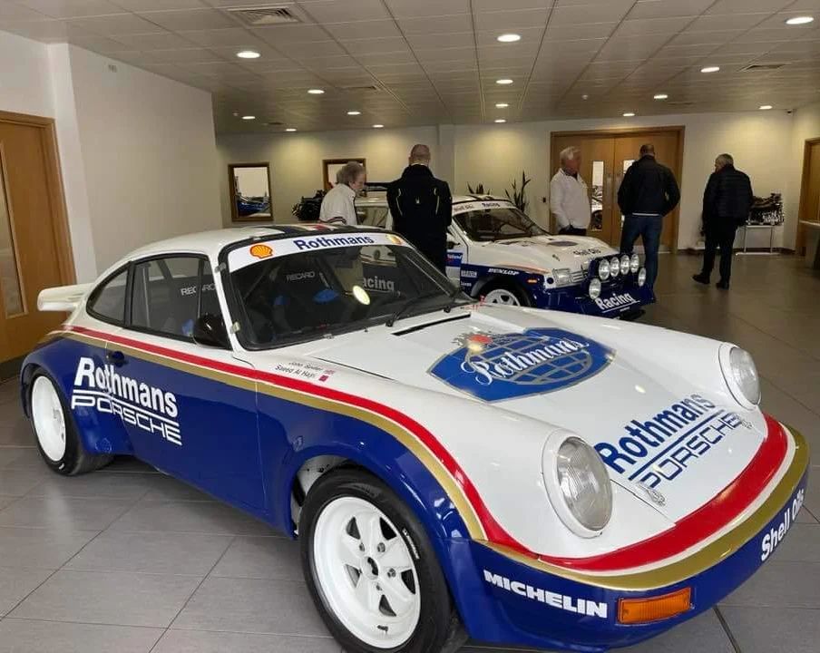 PCGB_R19's tweet photo. R19 feeling very privileged to have a tour of Prodrive this morning.
#pcgbr19 #porscheclubgb #prodrive #sportscartogether https://t.co/2ZPTGG54YA https://t.co/We4EOBwiMI