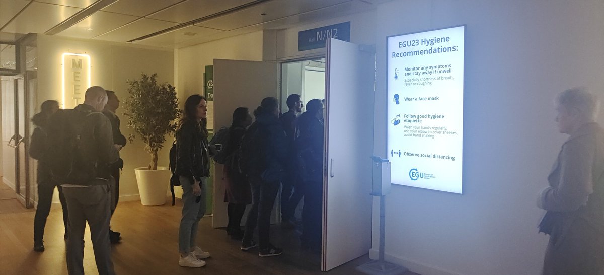 Far more people interested in soils than #EGU anticipated... #egu2023 #woops