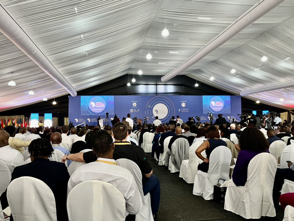 ProvenPudding's tweet photo. #MeetTYPO3 represented by @carpatic and me at Transform Africa Summit in #VictoriaFalls, #Zimbabwe. Talking about @typo3’s project in #Rwanda and exploring new possibilities on the continent. #TAS2023 #OpenSource https://t.co/GfUit6Xxe6