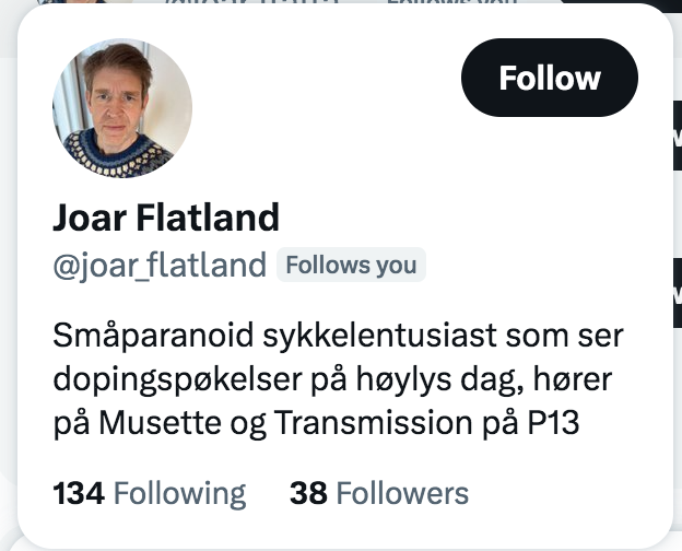 CompattoPod's tweet image. Kan vi forvente at denne bio'en oppdateres snart, @joar_flatland - vi er nødt til å stille visse krav til noen av våre fremste lyttere. 😆