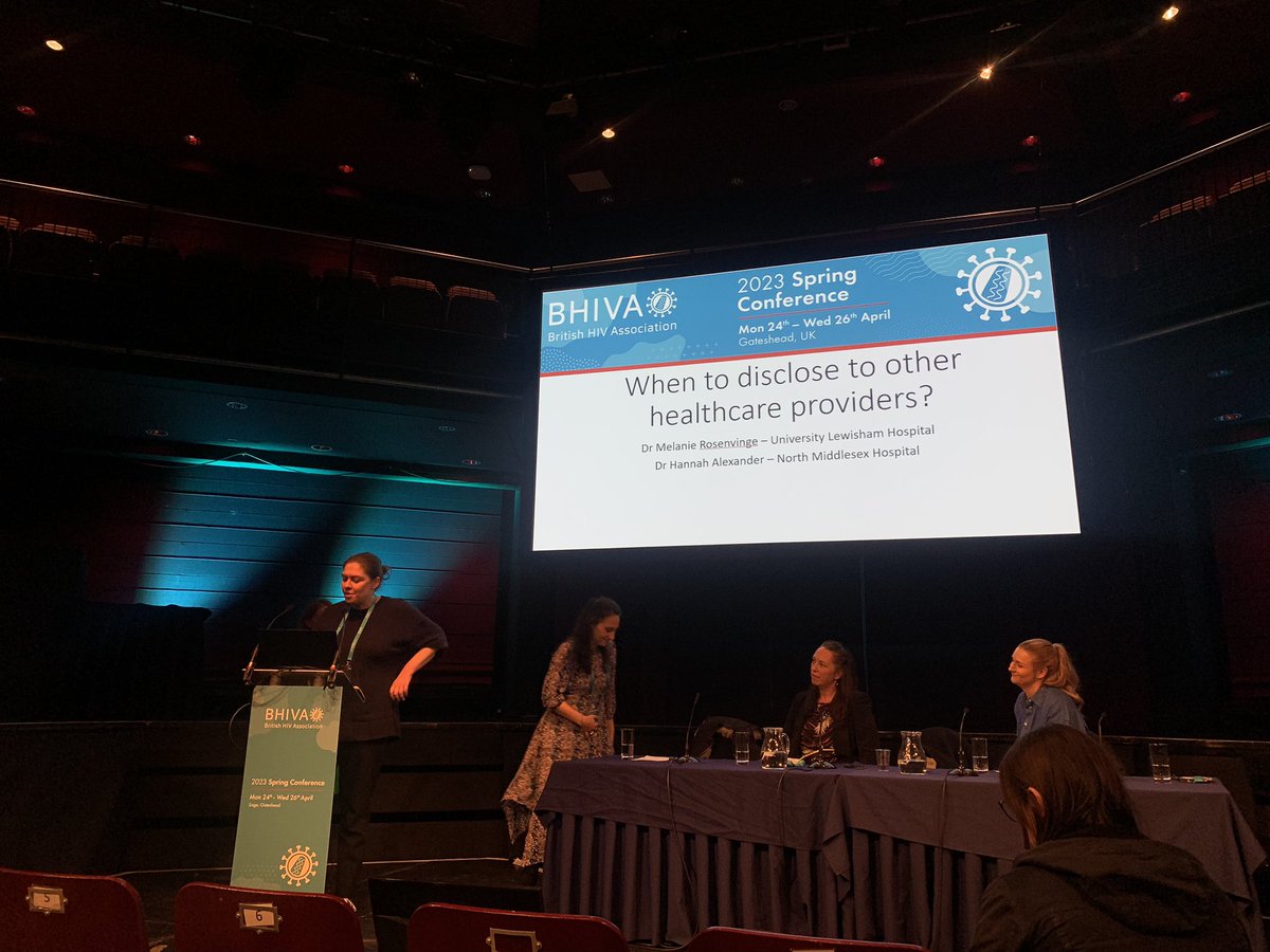BHIVA (@britishhivassoc) on Twitter photo A very challenging issue for many #HIV clinicians
When can you disclose to other #HCPs ? Especially in the setting of #OutOfCare
Dr Hannah Alexander @NorthMidNHS
Dr Melanie Rosenvinge <a href="/LG_NHS/">Lewisham and Greenwich NHS Trust</a> A very challenging issue for many #HIV clinicians
When can you disclose to other #HCPs ? Especially in the setting of #OutOfCare
Dr Hannah Alexander @NorthMidNHS
Dr Melanie Rosenvinge <a href="/LG_NHS/">Lewisham and Greenwich NHS Trust</a>