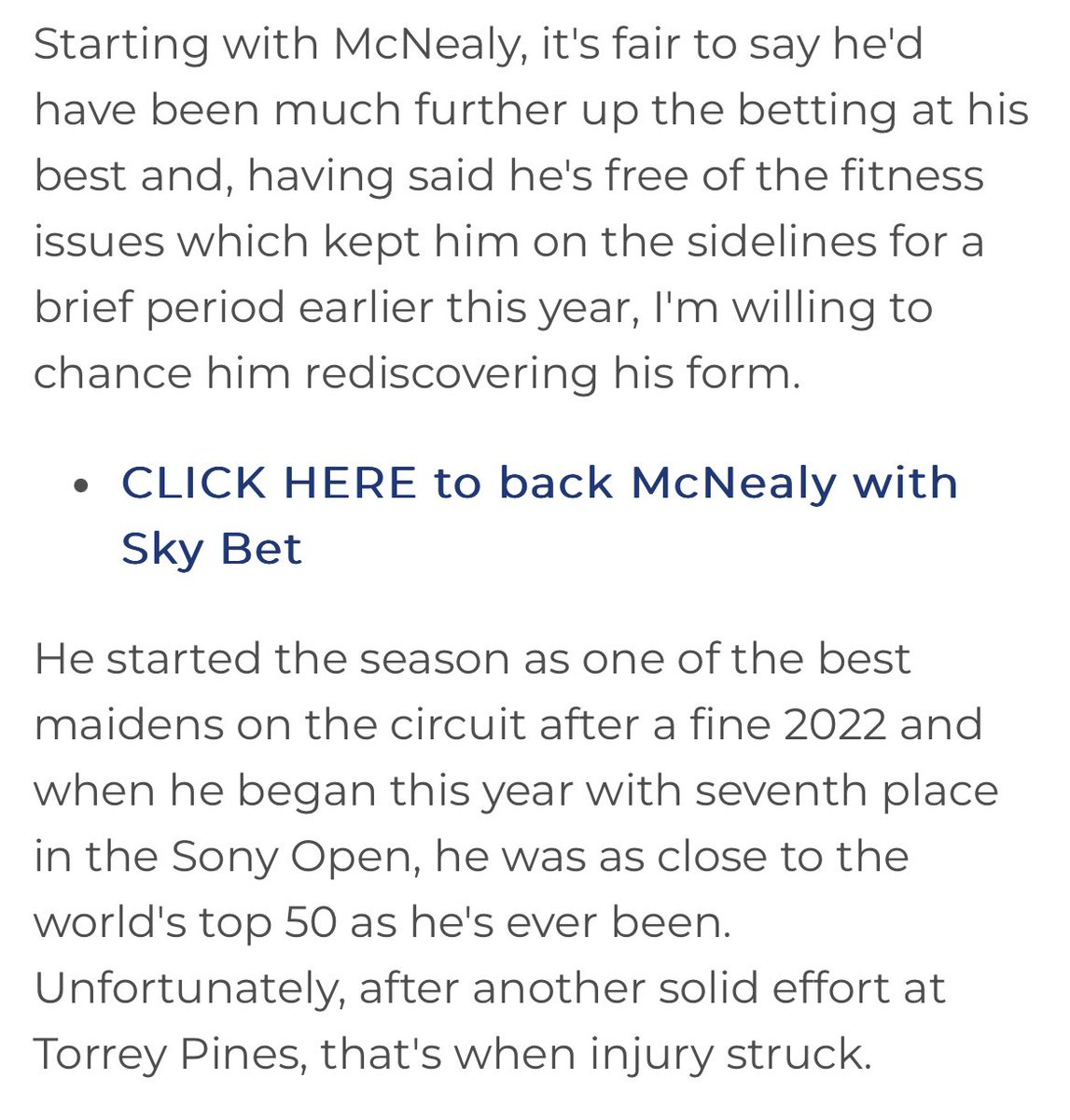 Tyler Tamboline on Twitter "3. BenColeyGolf MAVERICK MCNEALY BEAU