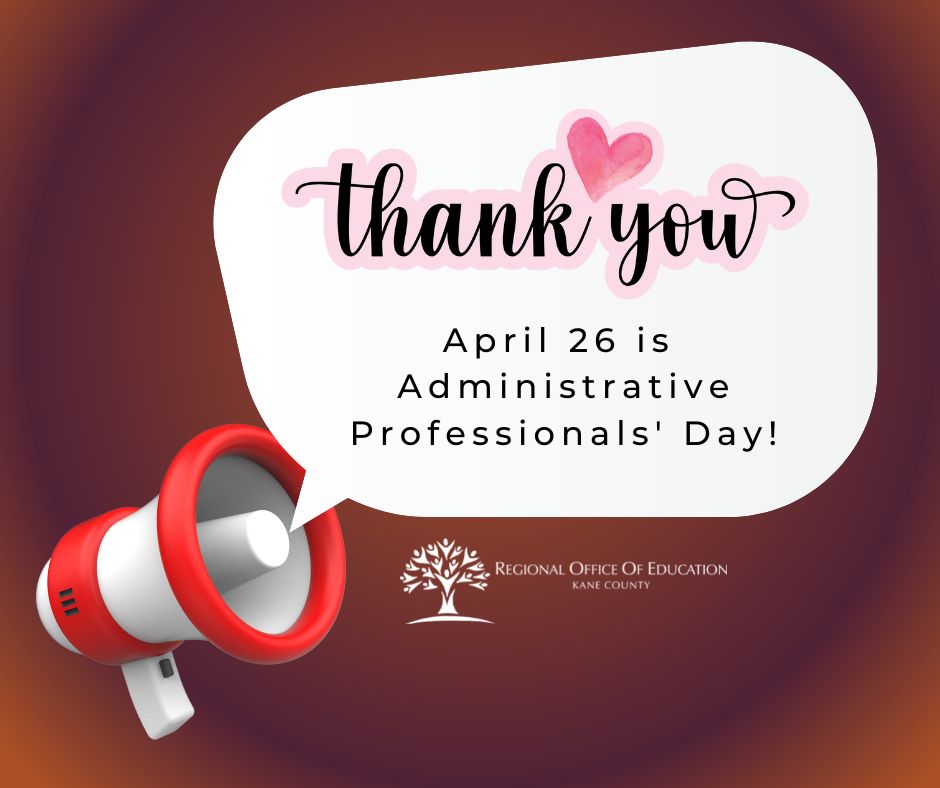 KaneCountyROE's tweet image. ❤️ Cheers to all the Administrative Professionals&apos; who are a vital part of the Kane ROE team. 
#ThankYou #AdminProfessionals #Greatful