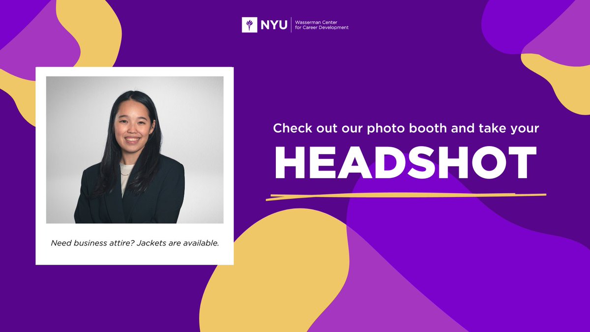 The Wasserman Center is excited to launch a brand new photo booth at their Union Square location! Get your picture taken in just a few quick minutes. The booth is open anytime Wasserman is open. Need business attire? Jackets are available.