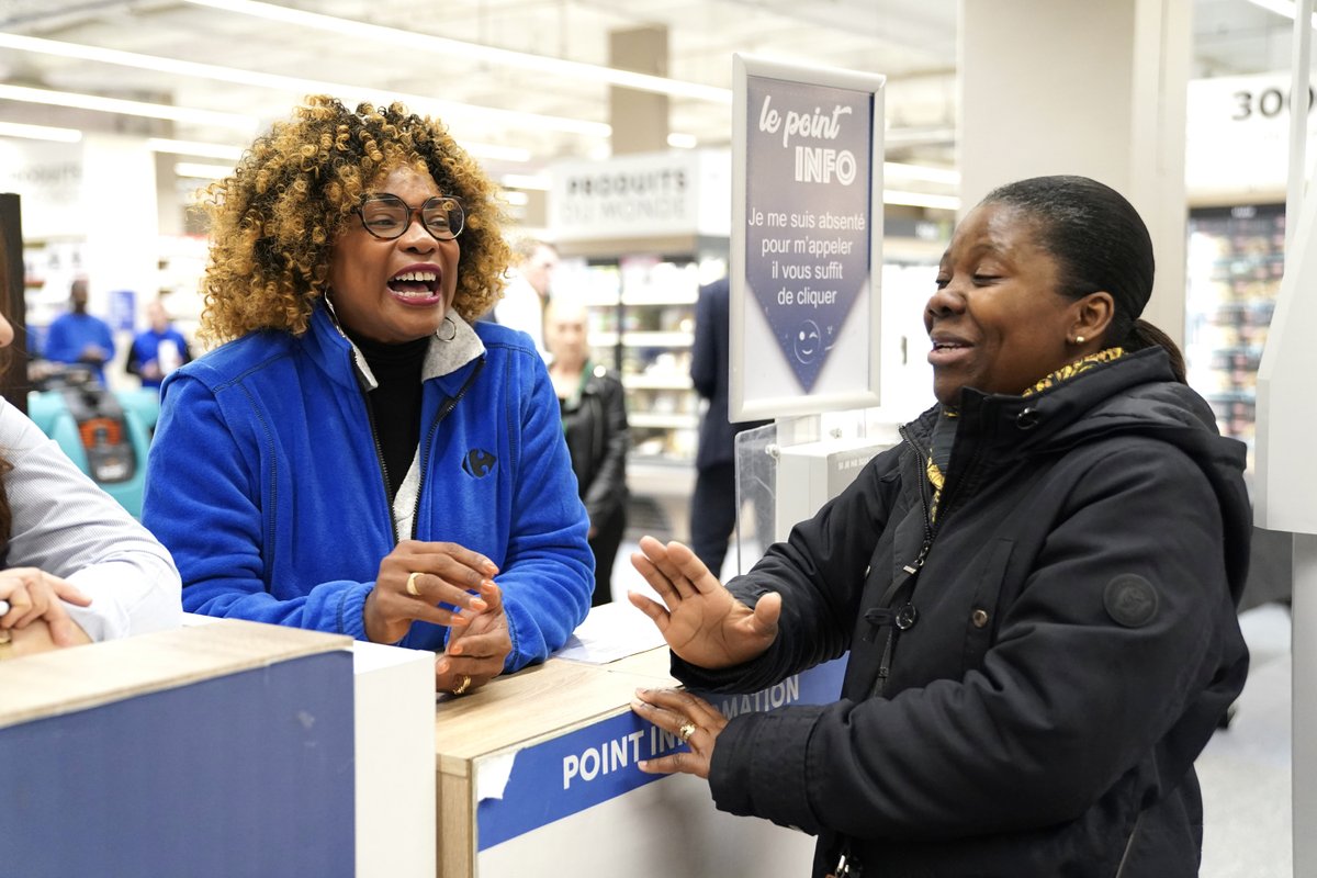 J’ai annoncé aujourd’hui les 14 athlètes qui composeront la #TeamCarrefour, dans le magasin de Rosny-sous-Bois. L’occasion pour eux de revêtir notre gilet, rencontrer nos collaborateurs et faire gagner des places pour les Jeux Olympiques de Paris 2024 à nos clients.