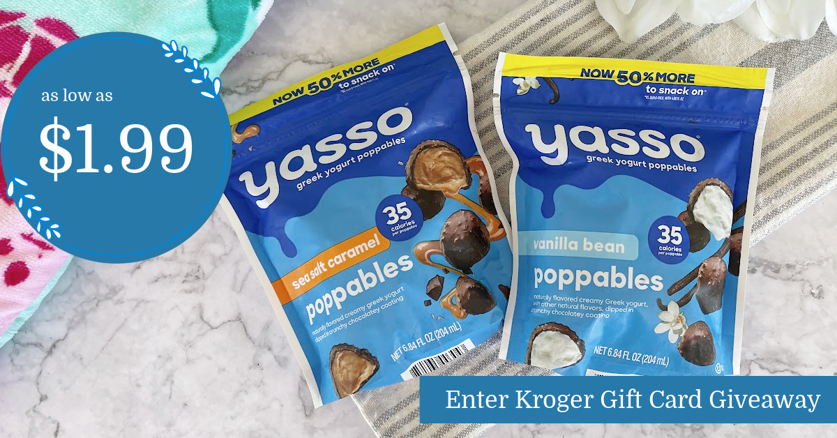KrogerKrazy's tweet photo. #workingwithyasso Yasso Poppables are $1.99 at Kroger! #YassoFrozenGreekYogurt
Yasso’s packaging on the Poppables looks a little different now. You’ll find them in easy stand-up bags that are perfect for your freezer!
GO HERE: https://t.co/peTMj4Td3O https://t.co/FHwiEQqjvo