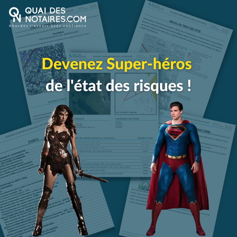 #Notaires, on vous demande d’être les “Superman”/”Wonder Woman” de tous les risques !
Vous êtes prêts ? 🛡️ Demandez votre démo et devenez super-héros de l’état des risques ! 👇
quaidesnotaires.com/demandez-une-d…
#notaires #ERP #transfonum #immobilier #urbanisme