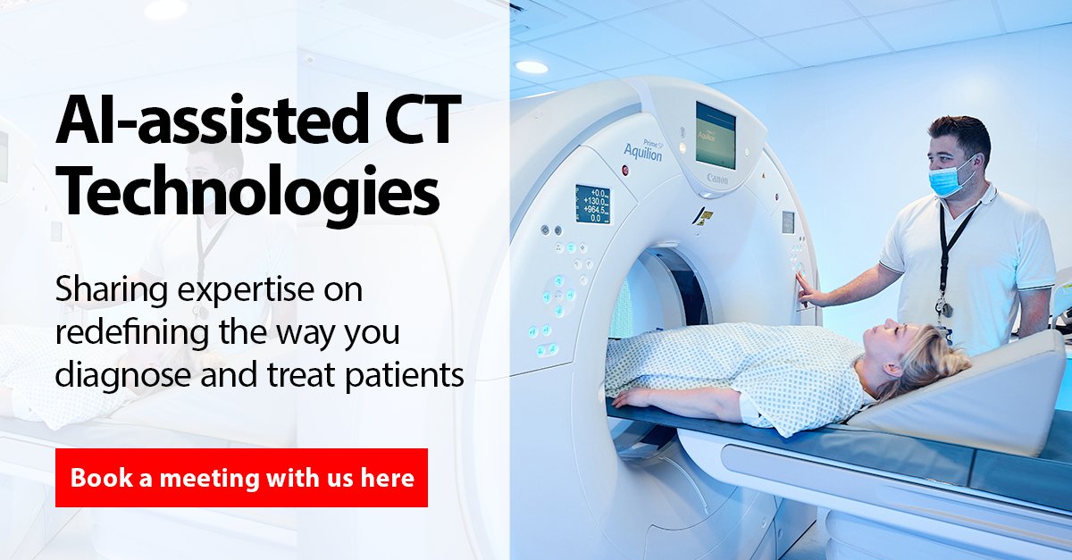 Canon Medical #UK are supporting #UKIO2023 from the 5th - 7th June, sharing expertise on our AI-assisted CT scanners on stand A13/14, Mobile 1 and Mobile 3.

Find out more about CT diagnostic imaging: bit.ly/41qxpYn

#UKIO #MadeForLife #MadePossible
